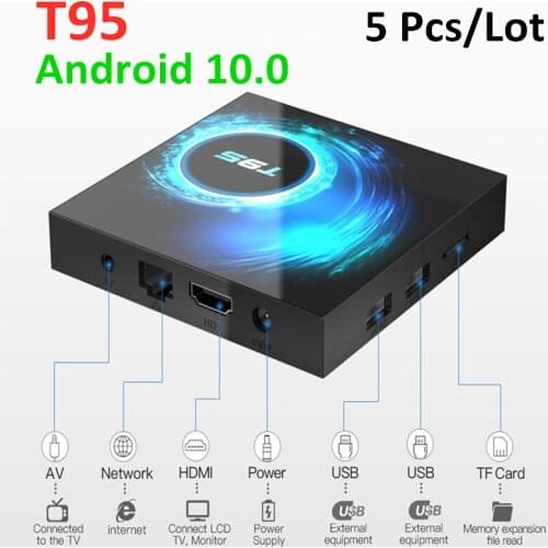 Fast Shipping Android 10 Tv Box T95 H616 WiFi 6K HD OTT Set Top Box Smart Media Player