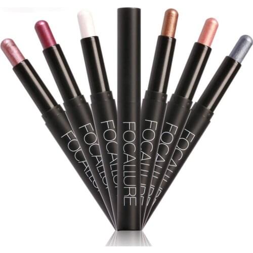 12 Colors Eyeshadow Stick Eye Shadow Pencil Long Lasting Without Drying Eyes Makeup Pen Shimmer Cosmetics Tool