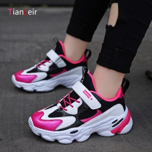 2021 High Quality Fashion Sneakers Kids Sports Shoes For Girls Casual Children Shoes Girl Running Child Shoes Chaussure Enfant