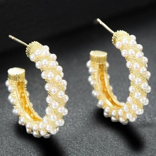 LARRAURI Luxury Disco Ball Cubic Zircon Statement Big Hoop Earrings New Women Wedding DUBAI Bridal Square Circle Hoop Earrings