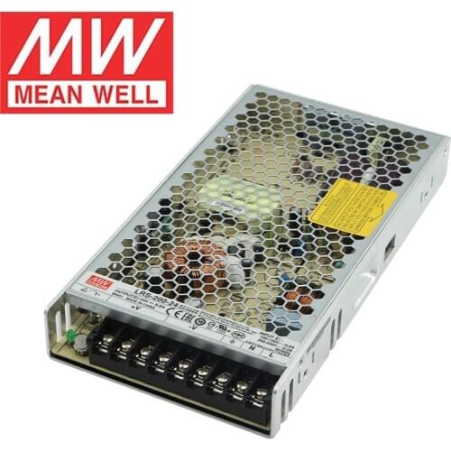 MEAN WELL LRS-200 Series 3.3V 5V 12V 15V 24V 36V 48V meanwell 200W DC Single Output Enclosed Type Switching Power Supply Unit