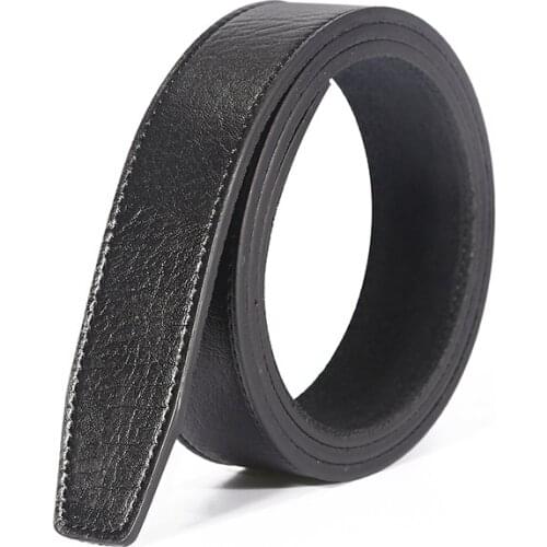 New Style Male Automatic Buckle Belt Without Buckle Belt Brand Mens High Quality Mens Authentic Belt Jeans Leather Belt Mens