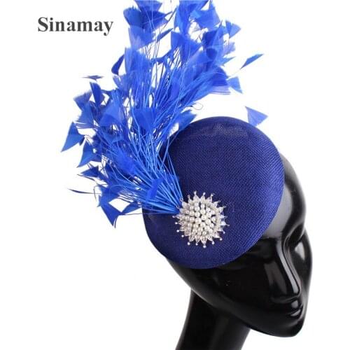 Charming Wedding Fascinator Hat Hair Clips Or Headbands Women Fancy Party Tea Hats Hair Accessories Headband Hat Lady Headwear