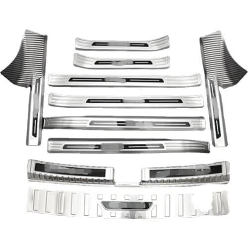 Car styling for Volkswagen T-CROSS TCROSS 2018-2020 stainless steel Scuff Plate/Door Sill Rear Door Bumper Protector sill