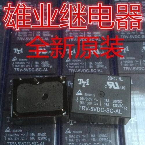 TRV-5VDC-SC-AL 16A 5VDC Relay Can be replaced HF7520 005-HSTP