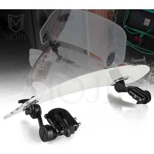 Motorcycle Windshield Extension Spoiler Windscreen Air Deflector For Suzuki VL1500 C90 Boulevard S50 S83 S40 DR 800 600 500 350