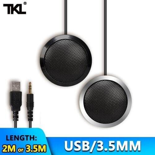 TKL USB Condenser Microphone Omni-directional tabletop Mic for Meeting Computer Laptop Voice direct pickup microphone