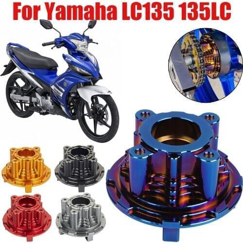 For Yamaha LC135 LC 135 LC 135LC Motorcycle Spare Parts Chains Wheel Seat Sprocket Seat Motobike Chains Rollers CNC Motor Pulley