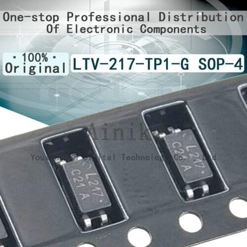 10Pcs New Original LTV-217-TP1-G SOP-4 LTV217 Code L217 Transistor optocoupler chip
