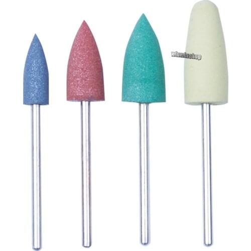 11pcs dental silicon Rubber polishers dental polishing Burs Resin Base Acrylic HP Burs 2.35mm