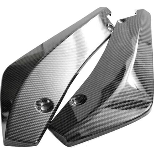 2 x Car Carbon Fiber Rear Bumper Lip Diffuser Splitter Protector