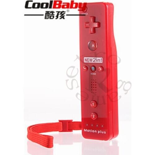 2020 Built-in Motion Plus Wireless Remote Gamepad Controller For Nintend Wii Remote Controle Joystick Joypad With Silicone Case