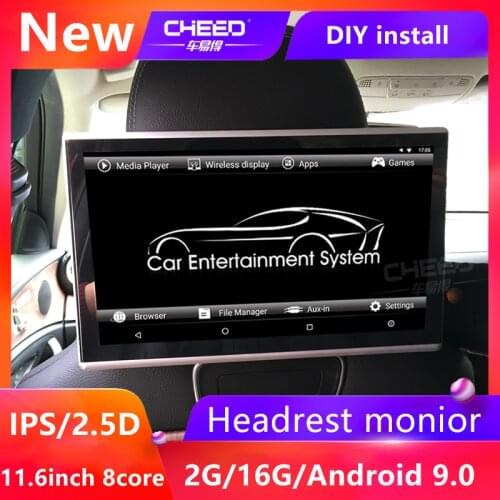 8-Core HD Android10.0 Car Headrest Monitor WIFI Car DVD Video Player Bluetooth Rear Seat Entertainment System For Mercedes Benz