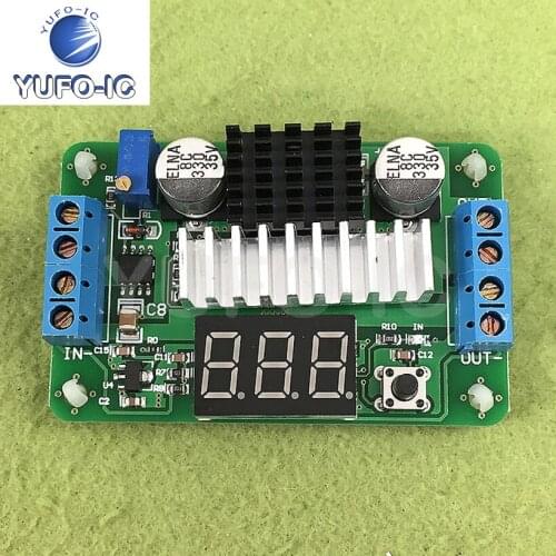 Free Ship 2pcs DC-DC Lt1871 Boost 3.5~30V 100W with Dual Display Voltmeter Ultra-Lm2577