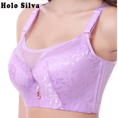 2020 New Plus size 110kg Thin 48DEF 110D 110E 110F mm push up bras women full cup adjustable womens underwear lace full cup bra