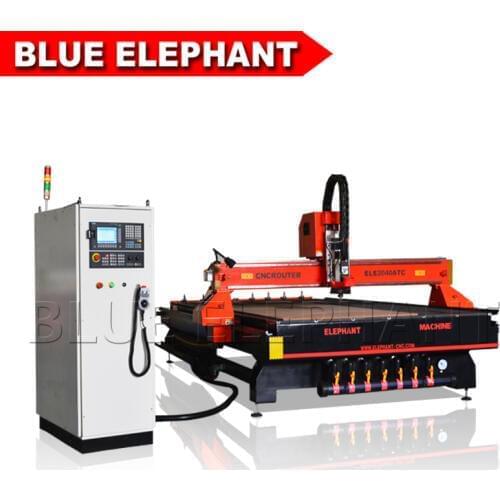 CNC Wood Router Acrylic Plywood CNC Routing Machine 9KW ATC Air Cooling With Syntec 6MB controller