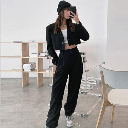 Женские брючные костюмы двойка Heeylace China At AliExpress