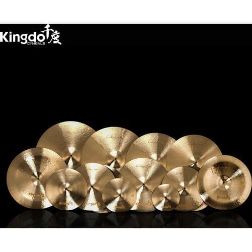 Kingdo B20 handmade Collection JAZZ series 14"+16"+18"+20" 5pcs cymbal set for drums