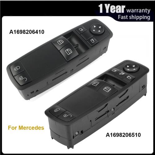 A1698206510 Car Accessories Power Window Control Switch Regulator Button For Mercedes Benz A W169 B W245 ML W164 R W251 GL X164