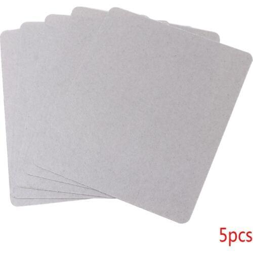 MEXI 5Pcs Mica Plate Sheets Microwave Oven Replace Part 120x150mm Universal For Midea