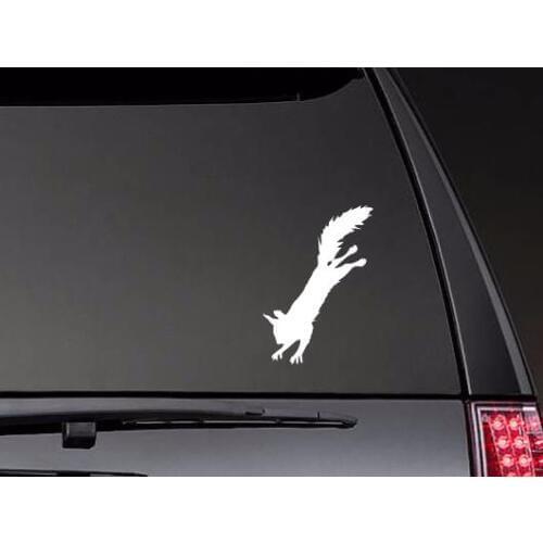 Squirrel Jumping Out Of A Tree Decal Car Auto Bumper Bike Decor Unique Art Pattern Waterproof ZP0323