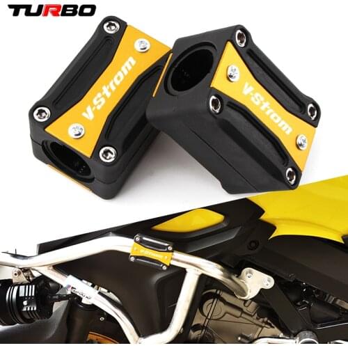 New For SUZUKI V-Strom 650/DL650 1000/DL1000 250/DL250 Motorcycle Engine Guard Bumper Protection Decorative Block Crash Bar Red