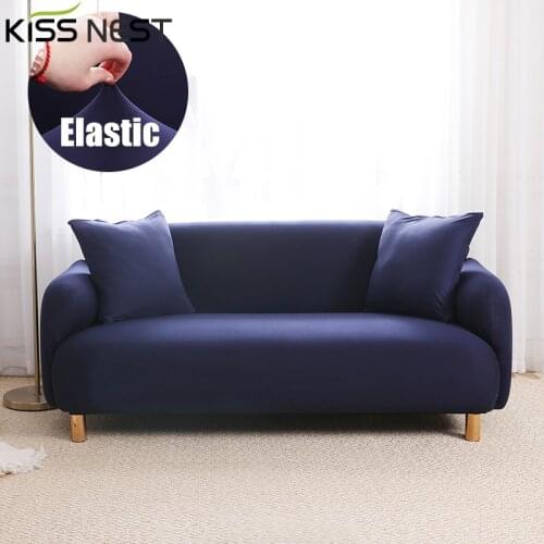 1/2/3/4 Seater Solid Color Style,Anti-cat Paw,Elastic Sofa Cover,Stretch Sofa Covers Chaise Lounge For Living Room