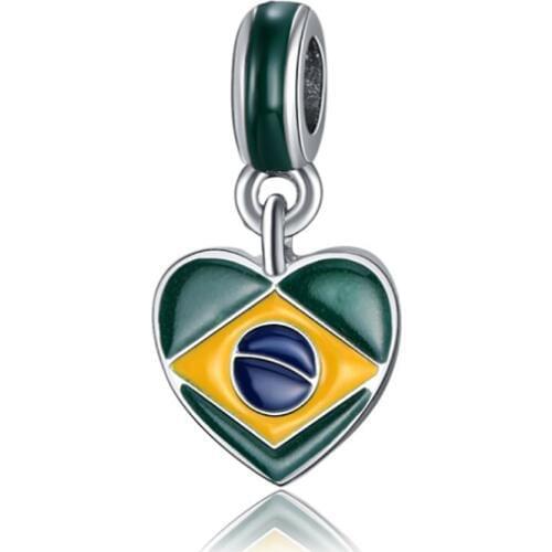 Plata de ley original beads Fit Charm brazil Bracelet jewelry valentines day mary poppins bijoux sieraden charms DGB431