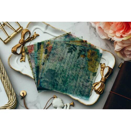 KSCRAFT Retro Vellum Stickers for Scrapbooking DIY Projects/Photo Album/Card Making Crafts