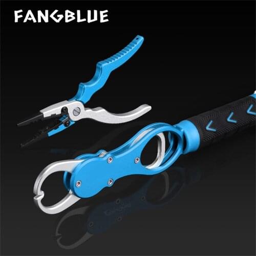 Fishing Pliers Fishing Grip Set with Scale Sheath Retractable Rope High Quality Carp Fishing Tools CNC Aluminum Hook Remover