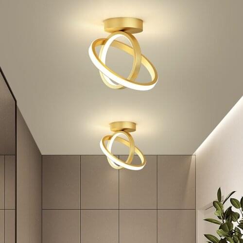 Modern Aisle LED Ceiling Lights For Corridor stairs Entrance Attic Square Round indoor Lighting bedroom Lamp Kitchen Fixtures