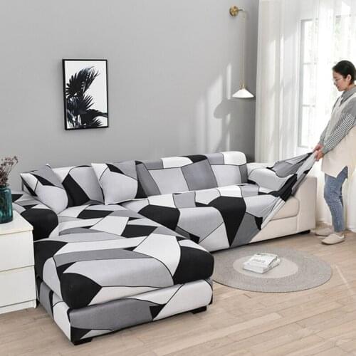 Comfortable Couch Cover Polyester Nordic Style SofaCover For Living Room Universial Slipcover Sofa Streth Cover 1/2/3/4Seat