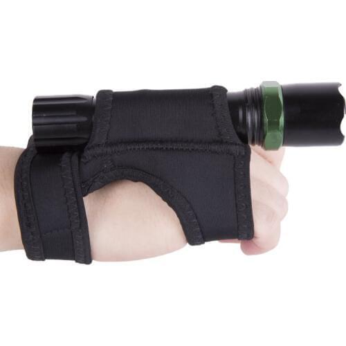 Outdoor Multi-tool Diving Flashlight Holder 600D Nylon Functional Portable Adjustable Wrist Hand Wrap Strap Hunting Accessories