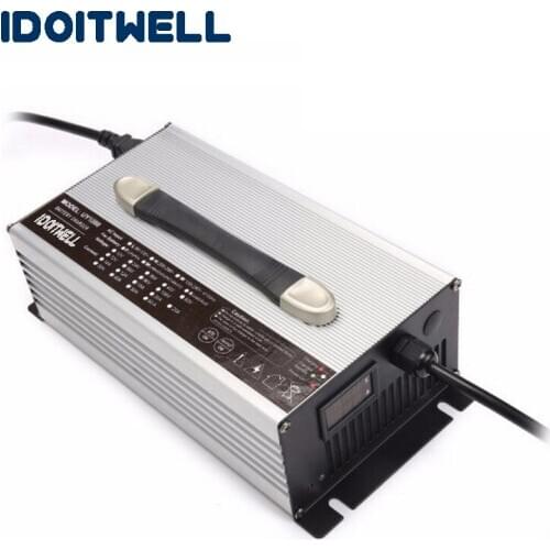 LED display 84V 23S lithium pack battery charger 96.6V 14A fast 23 cell li ion battery charger for 45AH 60AH li ion battery pack
