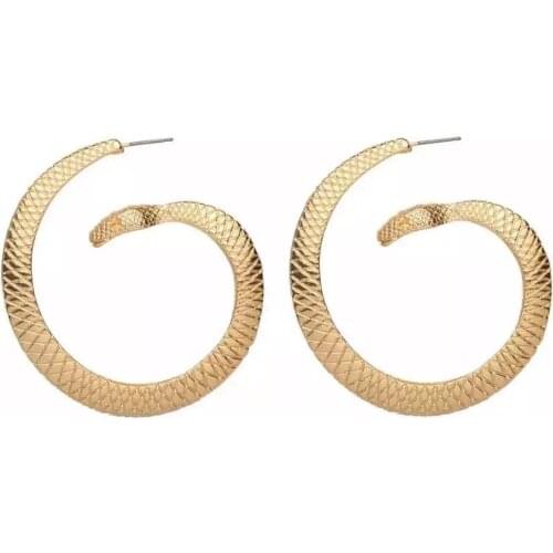 YaYi Jewelry Bohemia New Black Glass Rhinestone Dangle Crystal Womens Fashion Ancient Silver Color Gem Snake Earrings Gift