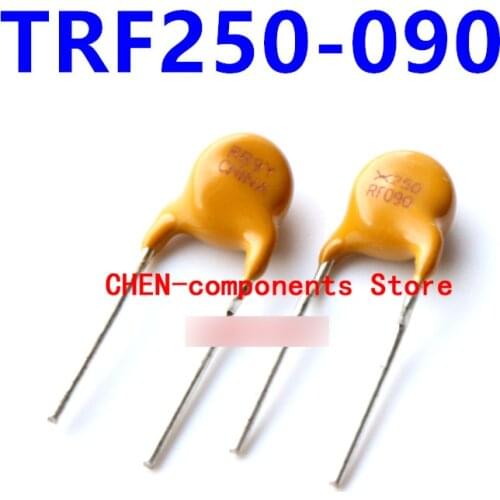10PCS TRF250-090 Self-recovery fuse 0.09A 250V straight Insert