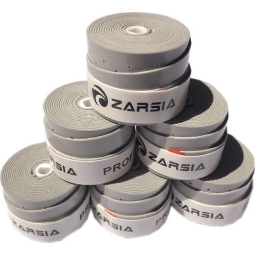 10pcs Grey color ZARSIA tacky freel Tennis grip,anti-alip tennis racket grip,badminton squash racket overgrips