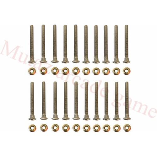 100Pcs/Lot 4*35mm Screws and nuts For Coin Selector Validator Collector Device Coin Mech Acceptor Coin Selector Bolt sets