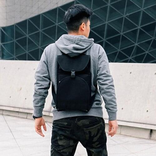 MACKAR 2 In 1 Skateboard Backpack Adjustable Straps Polyester Backpack Foldable Waterproof Digital Print Skateboard Carry Bag