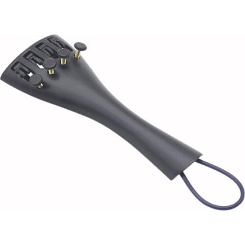 3/4 4/4 Violin Fiddle Tailpiece Hill Style With 1Pcs Tailgut Tailcord 4 Fine Tuners Aluminum Alloy Durable Strong