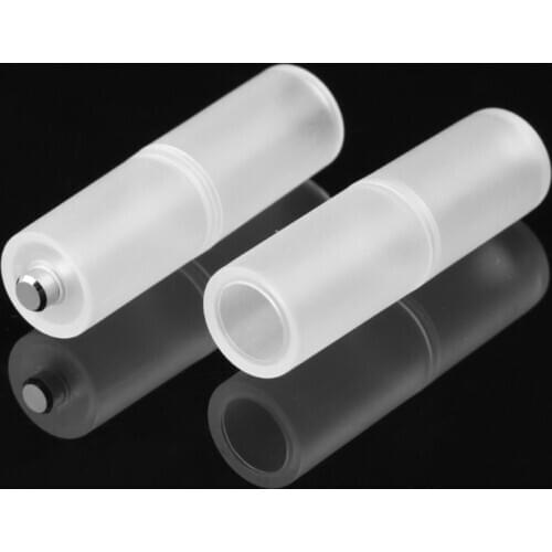 4X Battery Adapter Convertor Size AAA R03 to AA LR6 + Plastic Box B85B