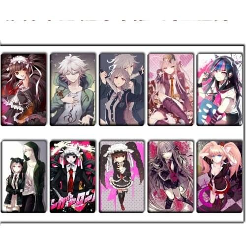Anime Dangan Ronpa Super Danganronpa Stickers Bus Card Meal Card Card Stickers Crystal Card Stickers Cosplay toy gift