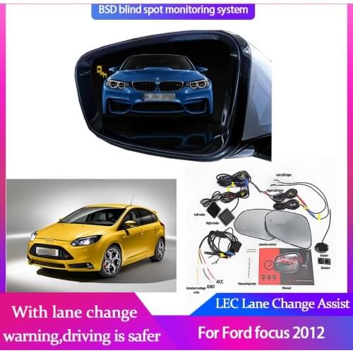 Car Blind Spot Mirror Radar Detection System for Ford Focus 2012 BSD BSA BSM Microwave Blind Spot Monitor Radar Detectors
