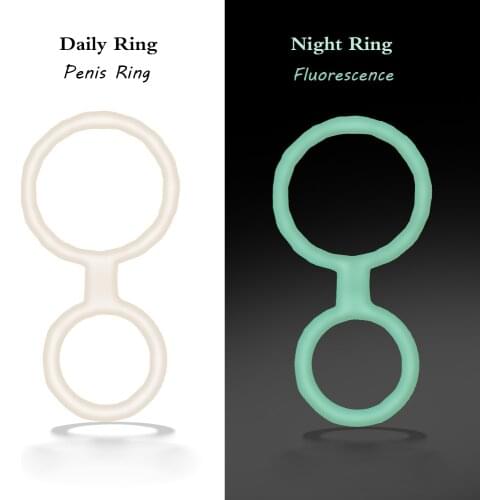 Fluorescence Safe Silicone Penis Rings Cock Ring Male Delay Ejaculation Sexules Toys Toy For Men Egg Binding Cockring Sex Shop