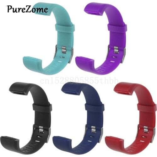 ID115 Plus Wrist Band Strap Replacement Silicone Watchband Smart Watch Bracelet
