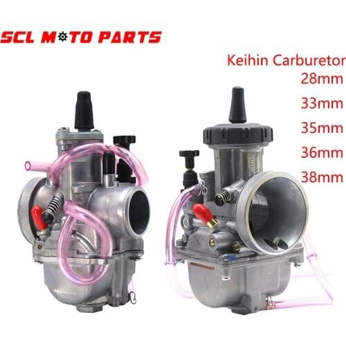 Alconstar-Motocycle PWK Carburador Keihin Carburetor Universal 28mm 33mm 35mm 36mm 38mm For 2T 4T Engine 100cc-350cc Moto