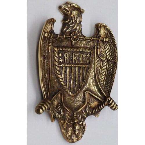 Retro Brass Ashtray Advanced Office Decoration Creative Retro Cool Trend Home Accessories Home Decoration