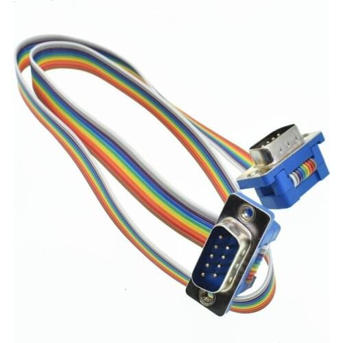 DB9 ribbon cable DIDC-9P male to male cable DIDC DR9 COM connector cable