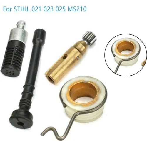Oil Pump Worm Gear Oil Filter Oil Line For Stihl Ms250 Ms230 Ms210 025 023 021 Chainsaw Spare Parts