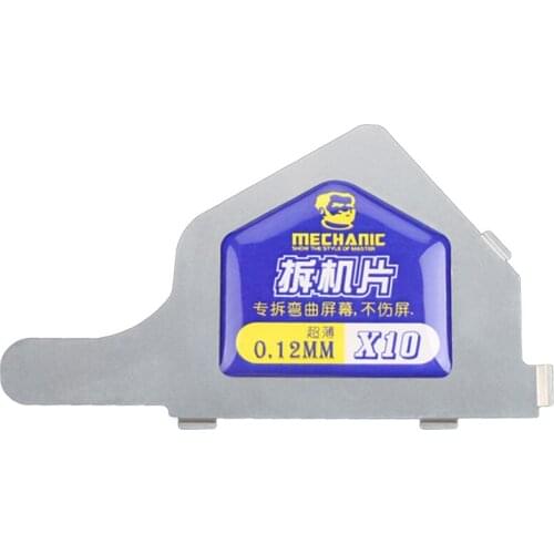 MECHANIC X10 3D Ultra Thin Steel Disassemble Sheet Curved Screen Openning Tool for Mobile Phone Repair Tool 0.12mm